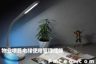 物业项目电梯使用管理措施